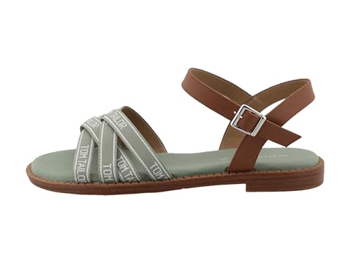 Tom Tailor Damen 9590040005 Sandale, sage, 42 EU von TOM TAILOR