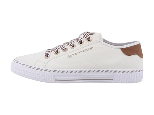 Tom Tailor Damen 9590070002 Sneaker, White, 38 EU Tom Tailor Damen 9590070002 Sneaker, White, 38 EU von TOM TAILOR