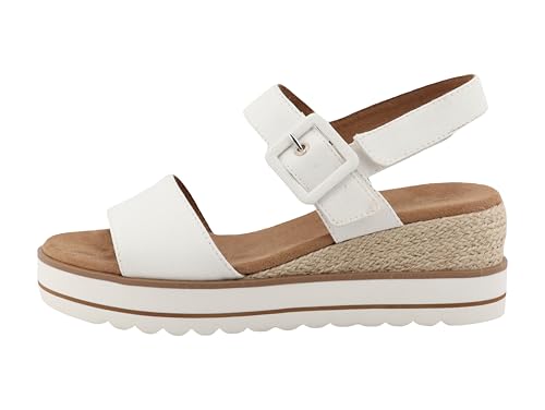 Tom Tailor Damen 9590210001 Keilsandale, White, 36 EU Tom Tailor Damen 9590210001 Keilsandale, White, 36 EU von TOM TAILOR