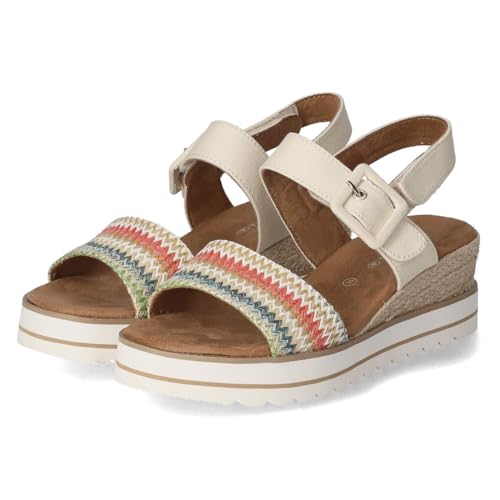 Tom Tailor Damen 9590210004 Keilsandale, Rose-Multi, 36 EU von TOM TAILOR