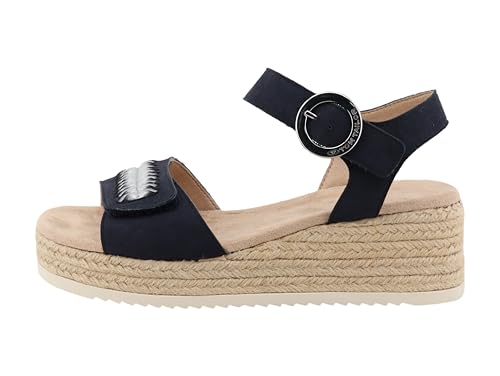 Tom Tailor Damen 9590280001 Keilsandale, Navy, 40 EU von TOM TAILOR