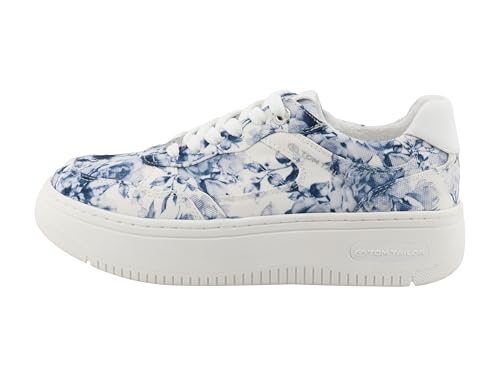 Tom Tailor Damen 9590340006 Sneaker, Blue-Multi, 37 EU von TOM TAILOR