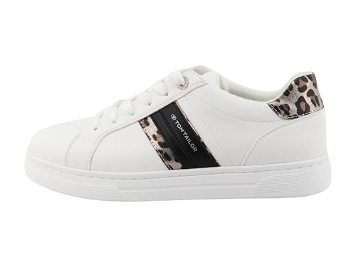 Tom Tailor Damen 9590410005 Sneaker, White-Black, 40 EU Tom Tailor Damen 9590410005 Sneaker, White-Black, 40 EU von TOM TAILOR