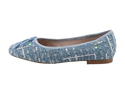 Tom Tailor Damen 9590540003 Ballerinas, Jeans, 41 EU Tom Tailor Damen 9590540003 Ballerinas, Jeans, 41 EU von TOM TAILOR