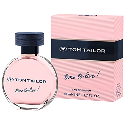 Tom Tailor Damen-Parfum time to live! 50 ml I fruchtig feminines Eau de Parfum mit Noten von Mandarine, Zitrone & lieblich-grünen Maiglöckchen I Women Perfume für jedes Alter I Casual und einzigartig von TOM TAILOR