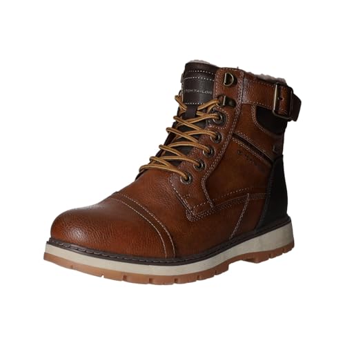 Tom Tailor Herren 4280210011 Mode-Stiefel, Brown, 42 EU von TOM TAILOR