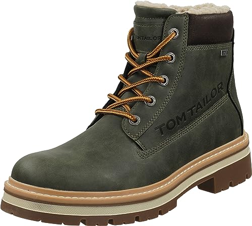 Tom Tailor Herren 4280510005 Mode-Stiefel, Khaki, 41 EU von TOM TAILOR