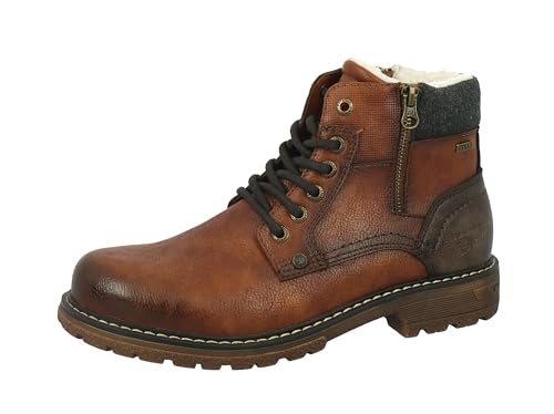 Tom Tailor Herren 4285004 Halblange Stiefel, Brown, 44 EU von TOM TAILOR