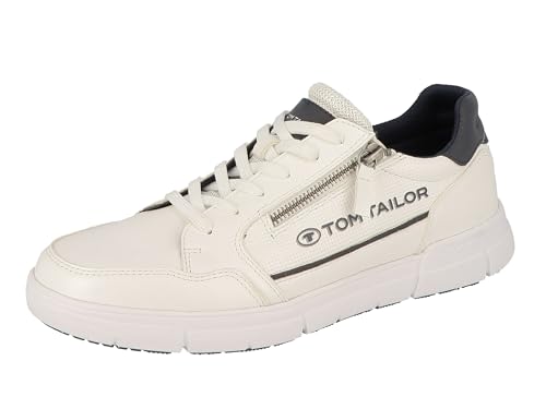 Tom Tailor Herren 5382003 Sneaker, White, 41 EU von TOM TAILOR
