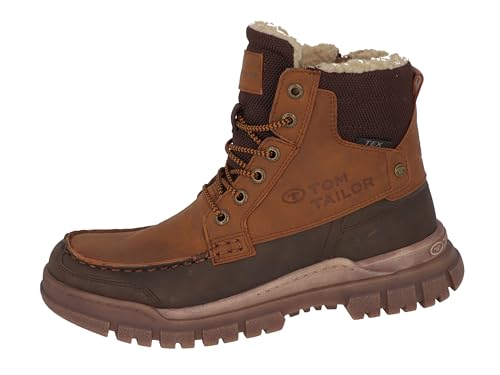 Tom Tailor Herren 6380010005 Mode-Stiefel, Cognac, 41 EU von TOM TAILOR