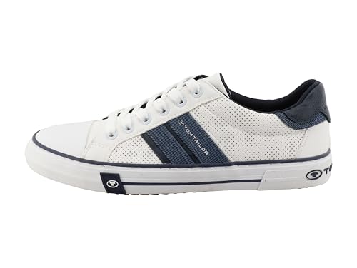 Tom Tailor Herren 7480070011 Sneaker, White, 41 EU Tom Tailor Herren 7480070011 Sneaker, White, 41 EU von TOM TAILOR