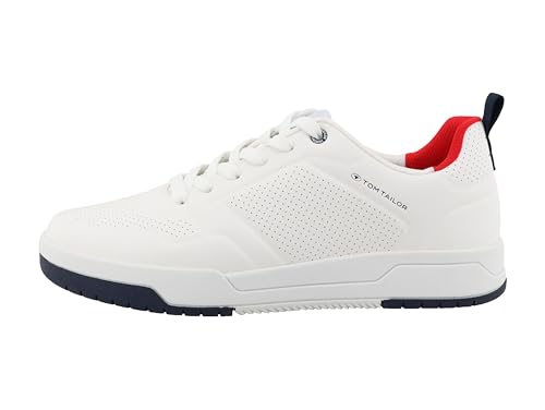 Tom Tailor Herren 7480290007 Sneaker, White, 45 EU Tom Tailor Herren 7480290007 Sneaker, White, 45 EU von TOM TAILOR