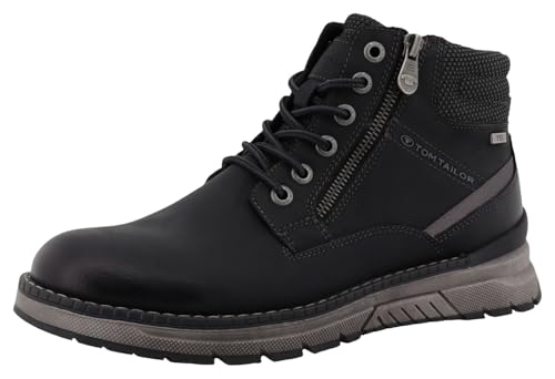 Tom Tailor Herren 8480020002 Mode-Stiefel, Black, 42 EU von TOM TAILOR