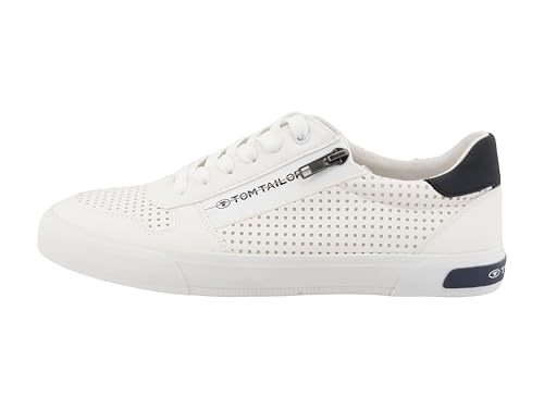 Tom Tailor Herren 9580070001 Sneaker, White, 43 EU Tom Tailor Herren 9580070001 Sneaker, White, 43 EU von TOM TAILOR