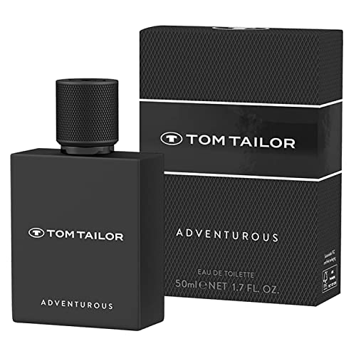 Tom Tailor Herren Parfum Adventurous for him EdT 50ml I holziges aufregendes I Männer Parfüm für jedes Alter I aromatischer Herrenduft aus Bergamotte, Lavandin & Vanille I Casual & einzigartig von TOM TAILOR