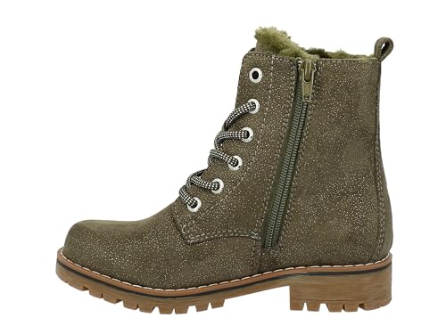 Tom Tailor Jungen Mädchen 2170807 Halblange Stiefel, Khaki, 34 EU von TOM TAILOR