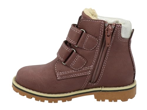 Tom Tailor Jungen Mädchen 4270507 Halblange Stiefel, Rose, 28 EU von TOM TAILOR