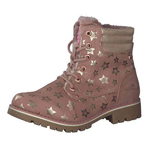 Tom Tailor Jungen Mädchen 9070809 Halblange Stiefel, Rose, 30 EU von TOM TAILOR