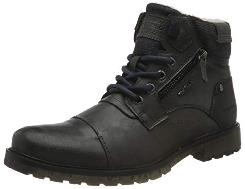 Tom Tailor Mens 9082302 Mid Calf Boot Bootie Boot, Coal, 11 UK von TOM TAILOR