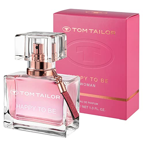 Tom Tailor Parfüm Damen happy to be woman 30ml I florales Eau de Parfum Damen für jedes Alter I Parfum Damen I fruchtige Kombination aus Jasmin, Grapefruit, Vanille & Amber I fruchtig & orientalisch von TOM TAILOR