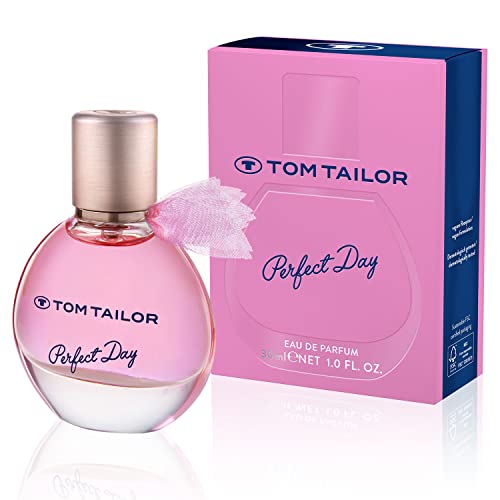 Tom Tailor Parfüm Damen Perfect Day for her 30ml I Sommerliches Eau de Toilette Damen für jedes Alter I Parfum Damen I Komposition aus Kirschblüte, Kaffee, Patchouli & Praline I Floral, gourmand & süß von TOM TAILOR