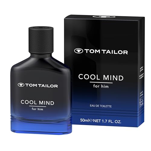 Tom Tailor Parfüm Herren Cool Mind 50 ml I maskulines Eau de Toilette mit holzig-ambrierten Noten I veganes Herren Parfüm aus Kardamom, Zimt, Patchouli, Vanille & Sandelholz I leicht, cool & gelassen von TOM TAILOR