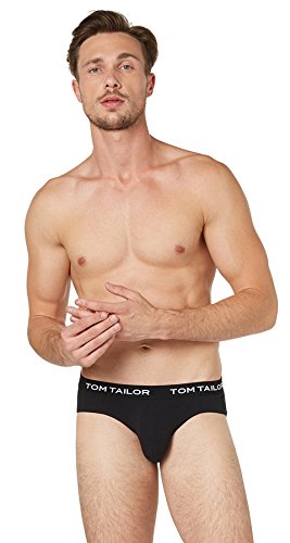 Tom Tailor Underwear Herren 70238-6061 Slip, Schwarz (Black-Black-Black 9303), Medium (Herstellergröße: M/5) (3er Pack) von TOM TAILOR