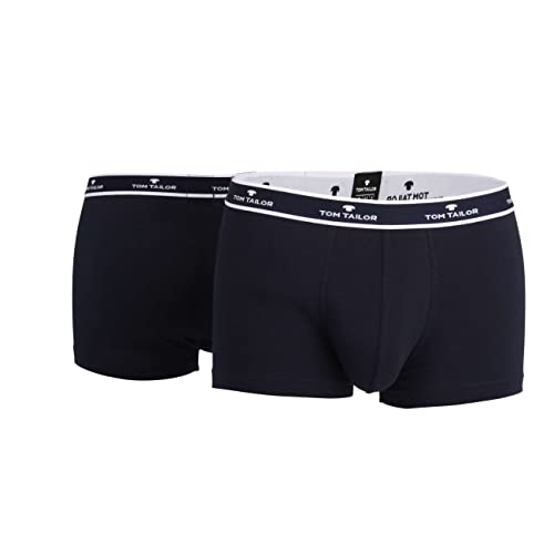 Tom Tailor Underwear Herren Hip Pants 2er Pack Retroshorts, Blau (Navy 7000), Small (Herstellergröße: S/4) von TOM TAILOR