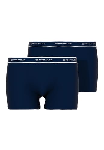 Tom Tailor Underwear Herren Hip Pants 2er Pack Retroshorts, Blau (Navy 7000), Large (Herstellergröße: L/6) von TOM TAILOR