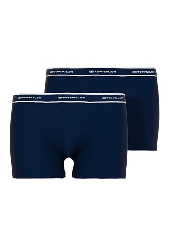 Tom Tailor Underwear Herren Hip Pants 2er Pack Retroshorts, Blau (Navy 7000), Medium (Herstellergröße: M/5) von TOM TAILOR