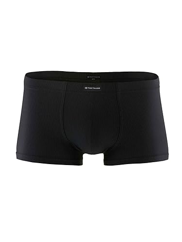 Tom Tailor Underwear Herren Hip Pants Retroshorts, Schwarz (Black 9000), Large (Herstellergröße: L/6) von TOM TAILOR