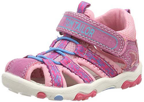 Tom Tailor Unisex-Kinder 6972801 Sport Sandalen, Mehrfarbig (Pink-Turkis 01982) von TOM TAILOR