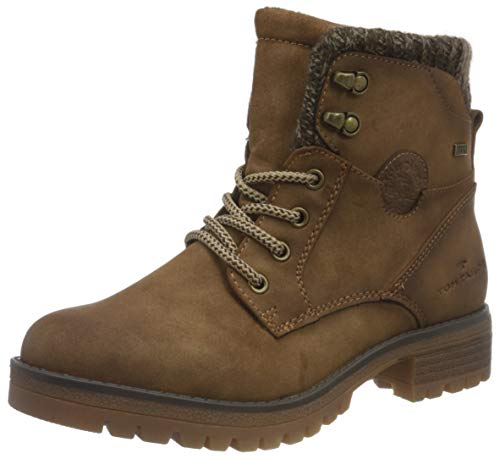 Tom Tailor Womens 9091006 Mid Calf Boot Bootie Boot, Sand, 6 UK von TOM TAILOR