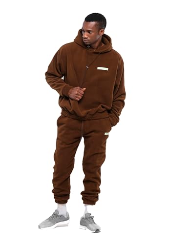 TOMBARRON Übergroßer Fleece Trainingsanzug für Herren von TOMBARRON