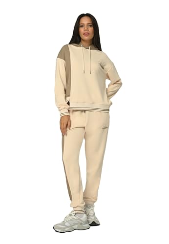 TOMBARRON Damen Bedruckter gerippter Trainingsanzug „Lady Boss“ von TOMBARRON