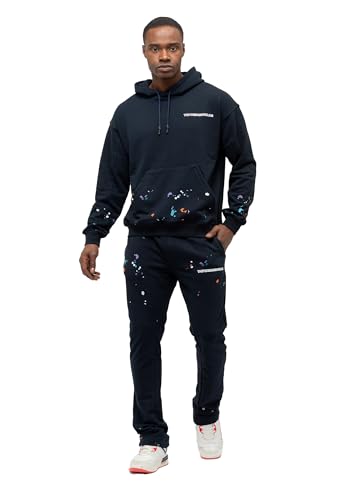 Tom Barron Herren-Trainingsanzug „Paint Splatter“ in Oversize Tom Barron Herren-Trainingsanzug „Paint Splatter“ in Oversize von TOMBARRON