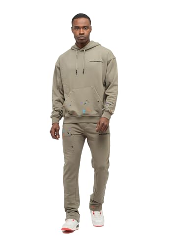 Tom Barron Herren-Trainingsanzug „Paint Splatter“ in Oversize Tom Barron Herren-Trainingsanzug „Paint Splatter“ in Oversize von TOMBARRON
