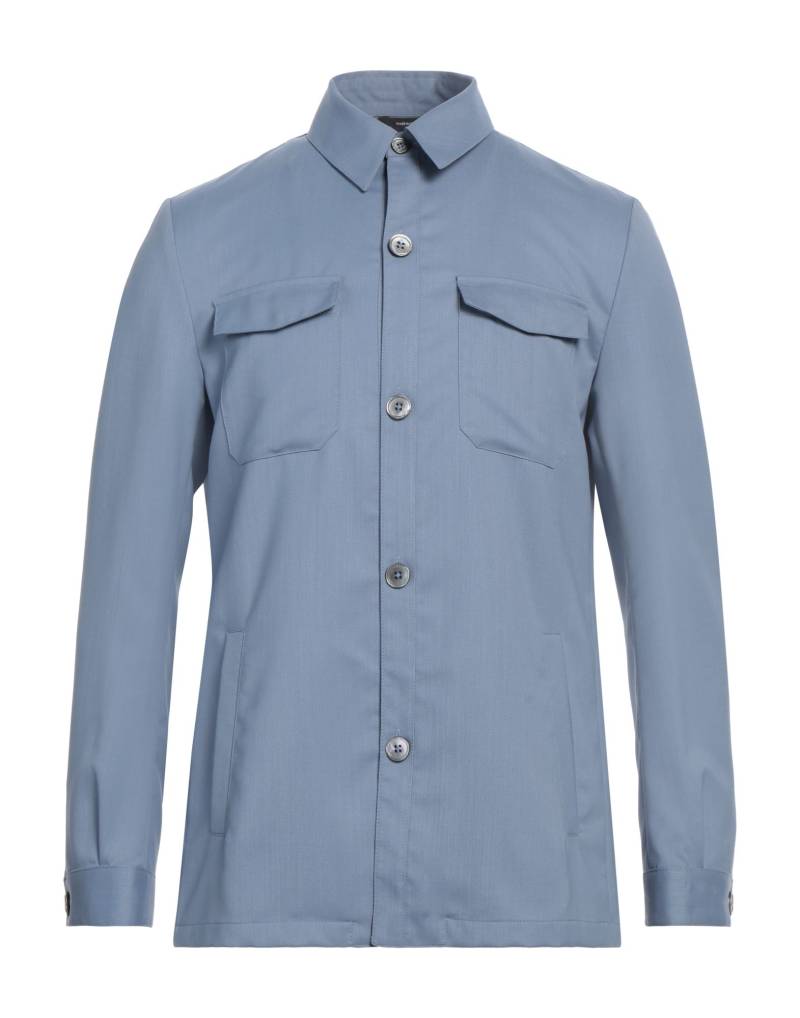 TOMBOLINI Hemd Herren Blaugrau von TOMBOLINI