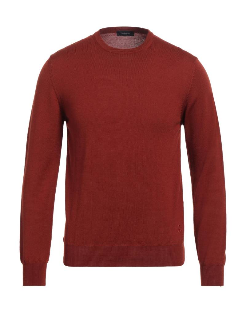 TOMBOLINI Pullover Herren Rostrot von TOMBOLINI