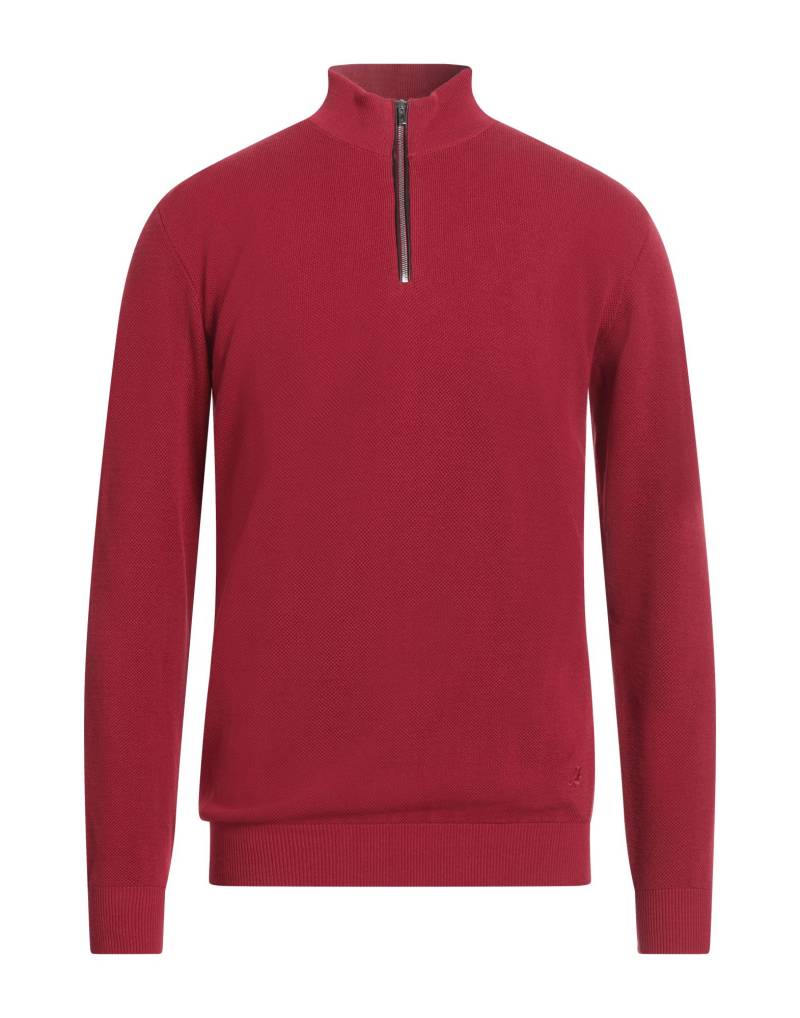 TOMBOLINI Rollkragenpullover Herren Ziegelrot von TOMBOLINI