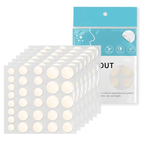 240 Stück Pimple Patches Hydrokolloid Unsichtbare Pickel Patch mit Teebaumöl für Tag und Nacht Wasserdichte Atmungsaktive Akne Pflaster (240 Stück) von TOMILIOLD