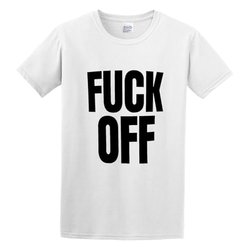 TOMMUP Men's T-shirtFuck Off SloganBirthday Gift L TOMMUP Men's T-shirtFuck Off SloganBirthday Gift L von TOMMUP