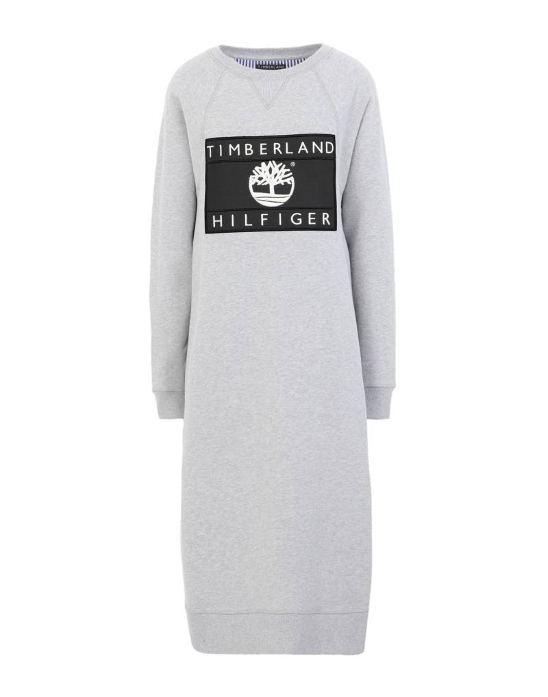 TOMMY HILFIGER x TIMBERLAND Midi-kleid Damen Hellgrau von TOMMY HILFIGER x TIMBERLAND