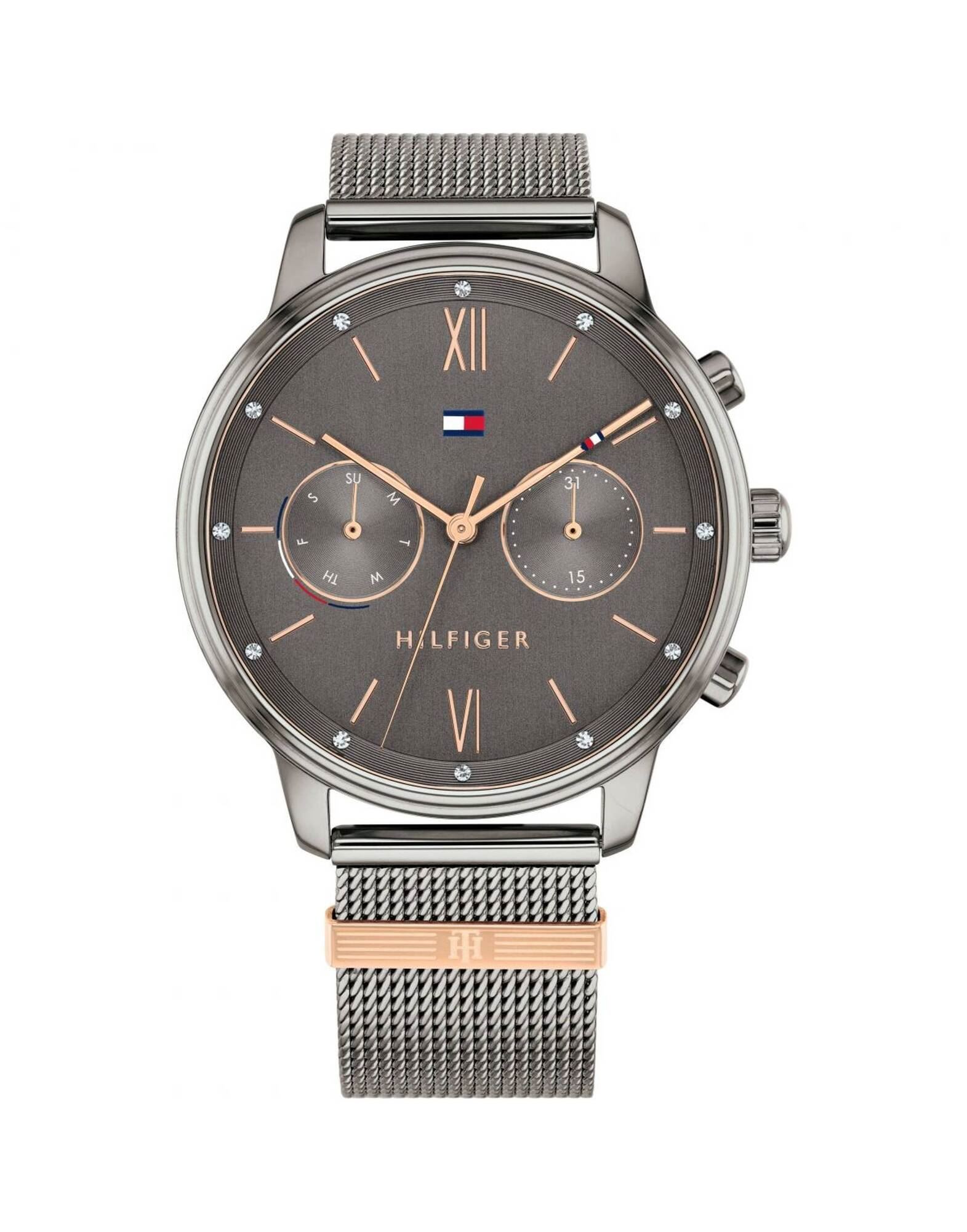 TOMMY HILFIGER Armbanduhr Damen Grau von TOMMY HILFIGER