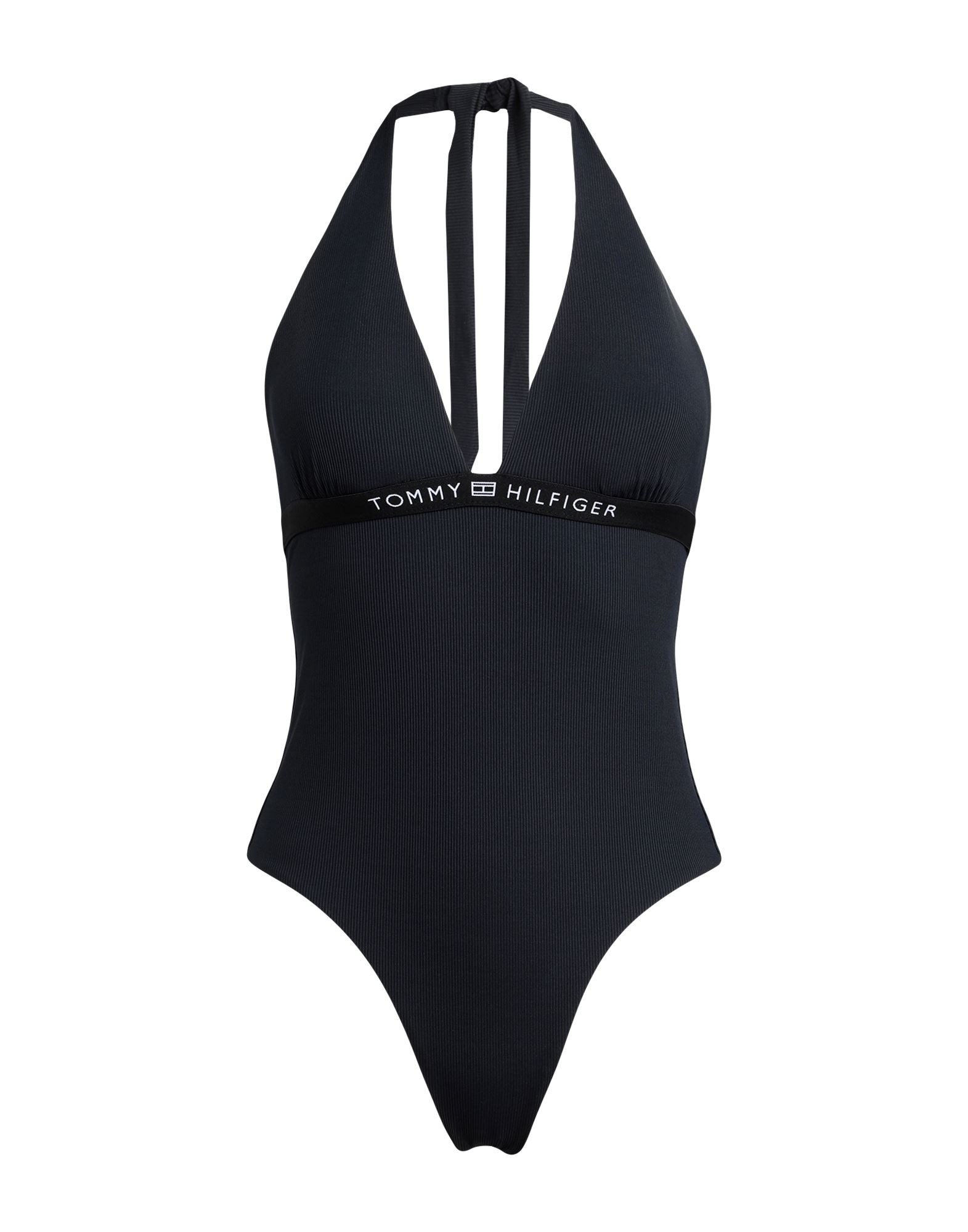 TOMMY HILFIGER Badeanzug Damen Schwarz von TOMMY HILFIGER