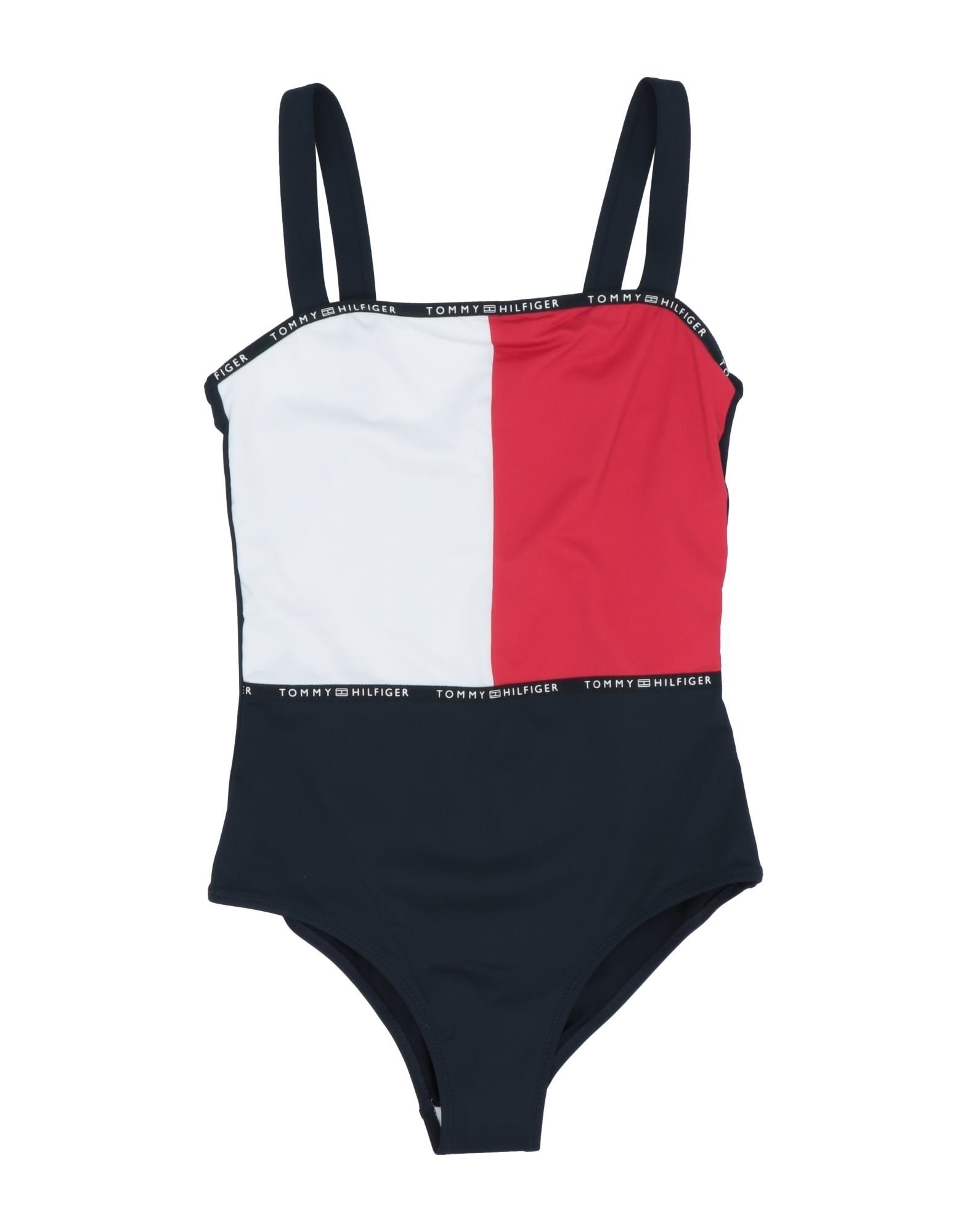 TOMMY HILFIGER Badeanzug Kinder Nachtblau von TOMMY HILFIGER