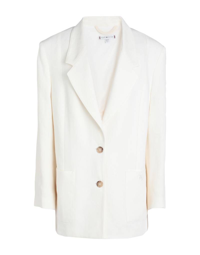 TOMMY HILFIGER Blazer Damen Elfenbein von TOMMY HILFIGER