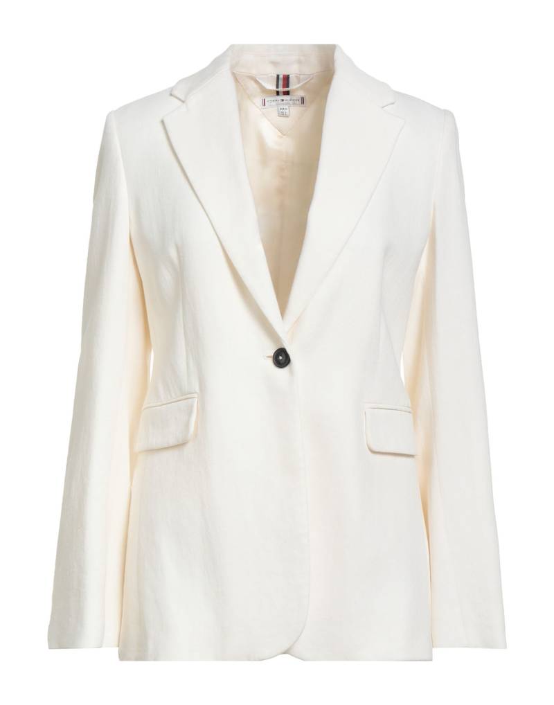 TOMMY HILFIGER Blazer Damen Elfenbein von TOMMY HILFIGER