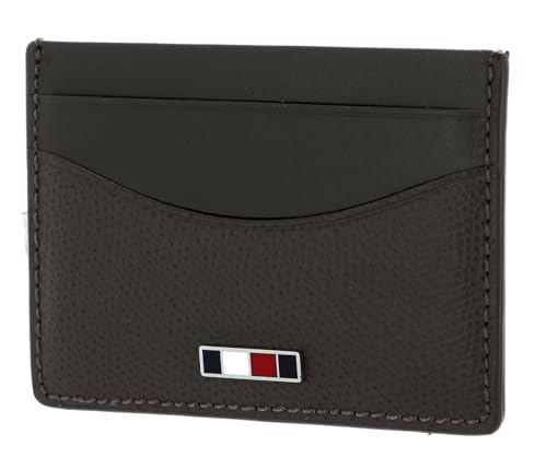 TOMMY HILFIGER Business Leather Mini CC Holder Hazy Brown TOMMY HILFIGER Business Leather Mini CC Holder Hazy Brown von TOMMY HILFIGER