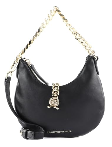 Tommy Hilfiger Chain Leather Mini Crossover Black von Tommy Hilfiger